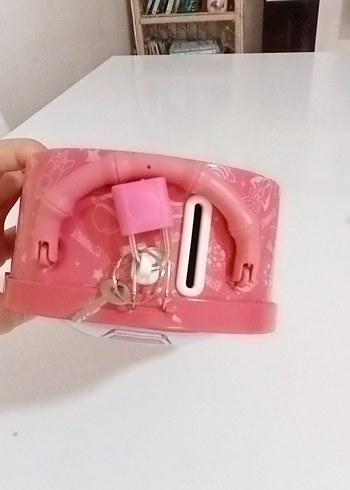 Renkli Pembe Astronot kumbara - Görsel 7