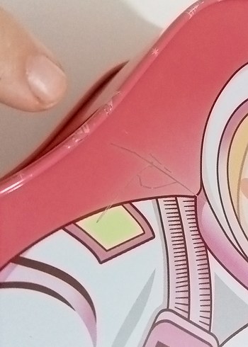 Renkli Pembe Astronot kumbara - Görsel 12