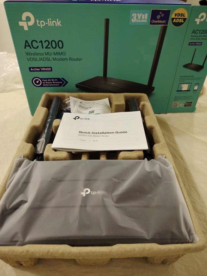 TP-Link archer vr400 vdsl modem - Görsel 4