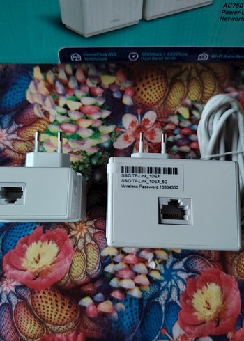 Tp-link wpa7510 powerline WiFi ikili ağ adaptörü - Görsel 2