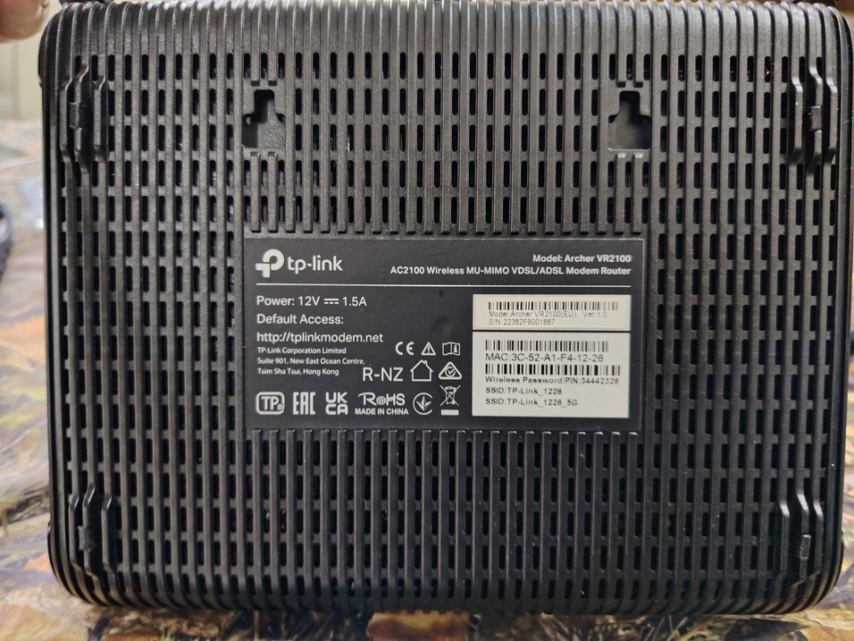 Garantili Tp-link vr2100 vdsl adsl modem - Görsel 2