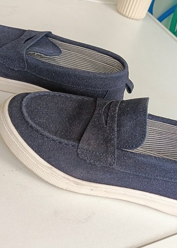 Gri Mavi Erkek cocuk Ayakkabı - Görsel 4