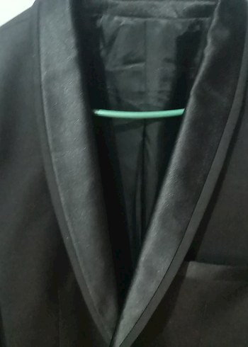 Diğer Siyah Saten Sik Blazer Ceket