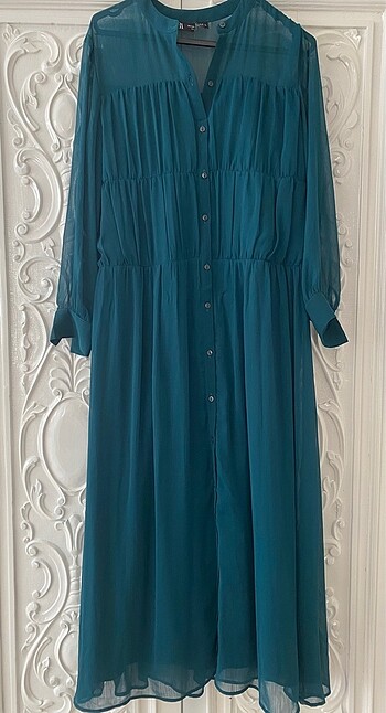 Zara Zara şifon içten astarlı elbise