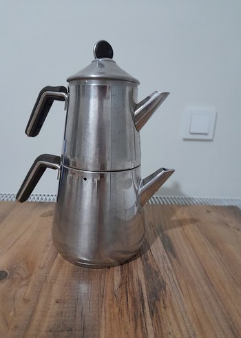 Diğer Gri Çelik Çaydanlık Takımı