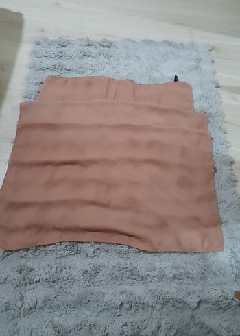  Beden Kadın Bej Polar Şal Kürk Detaylı