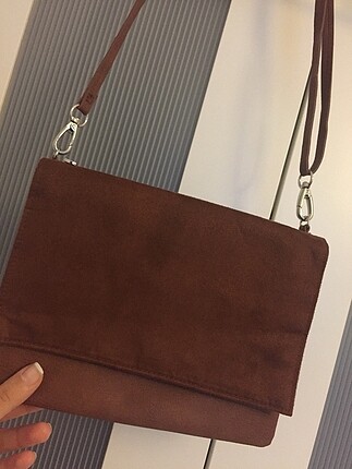 H&M süet çanta