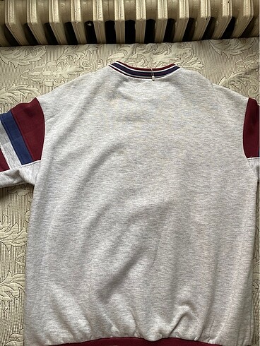 m Beden çeşitli Renk Koton Sweatshirt