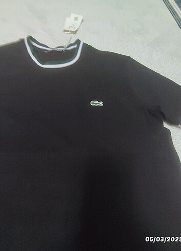 xl Beden siyah Renk Lacoste tişört