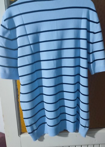 Lacoste Lacoste Erkek Mavi Çizgili Kısa Kollu Tişört