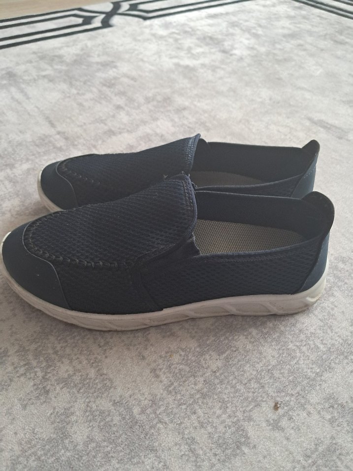 Erkek Mavi Günlük Kaydırmaz  ayakkabı - Görsel 2