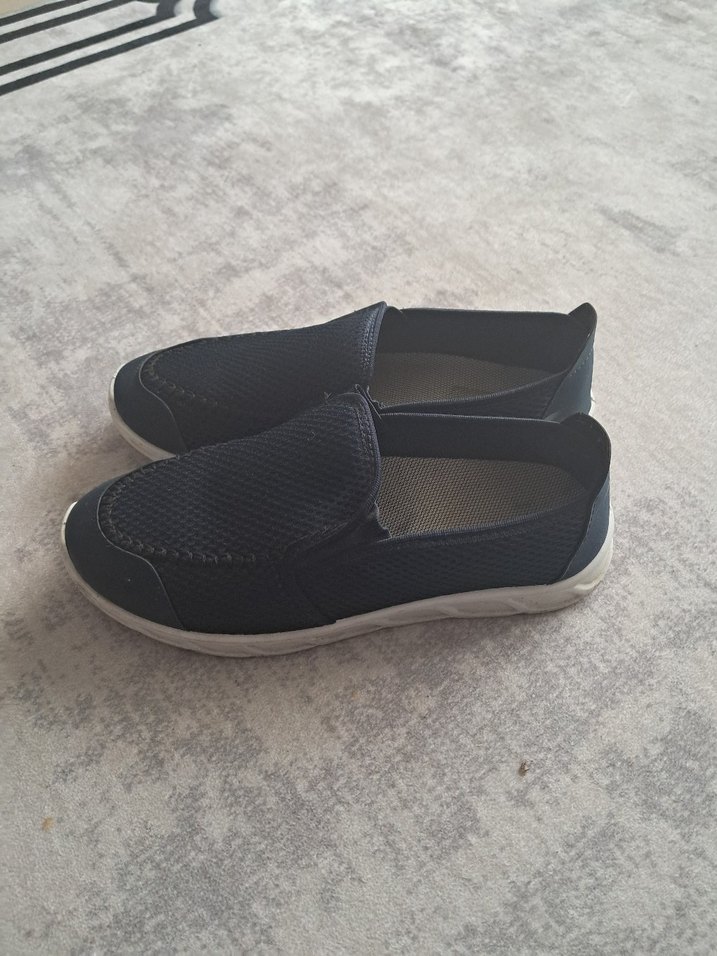 Erkek Mavi Günlük Kaydırmaz  ayakkabı - Görsel 3