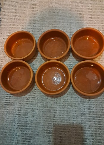 Bej Seramik 6'li Yuvarlak Kase Seti - Görsel 2