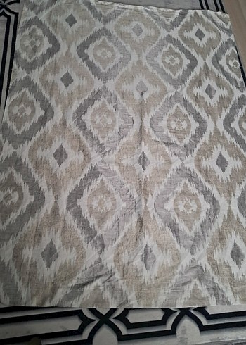 Bohem Gri Desenli kumaş - Görsel 2