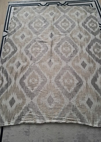 Bohem Gri Desenli kumaş - Görsel 4