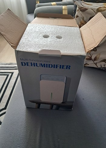 Beyaz Çok Fonksiyonlu Mini Nem Alma Cihazı - Görsel 6