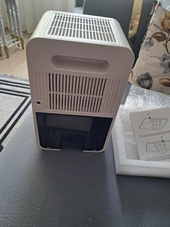 Beyaz Çok Fonksiyonlu Mini Nem Alma Cihazı - Görsel 2