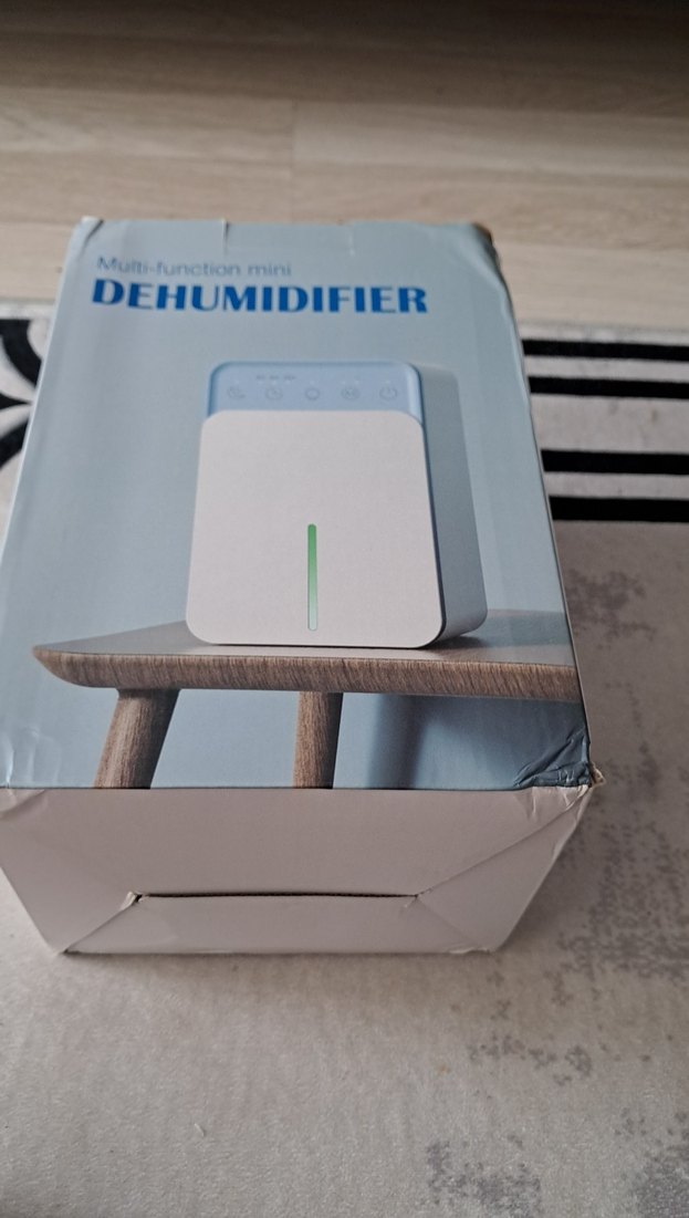 Beyaz Çok Fonksiyonlu Mini Nem Alma Cihazı - Görsel 3