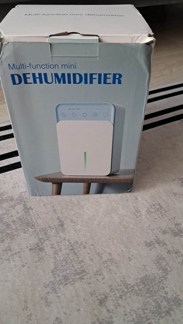 Beyaz Çok Fonksiyonlu Mini Nem Alma Cihazı - Görsel 5