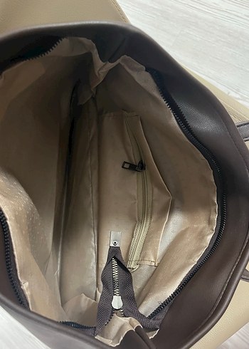 Kahverengi Deri Kadın Omuz Çantası - Görsel 2