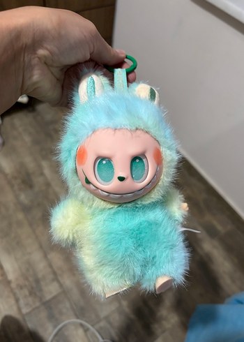Labubu Turkuaz Peluş Oyuncak Anahtarlık