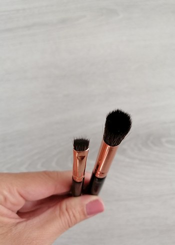 Avon kaş ve eyeliner fırçası far karıştırma fırçası set - Görsel 3