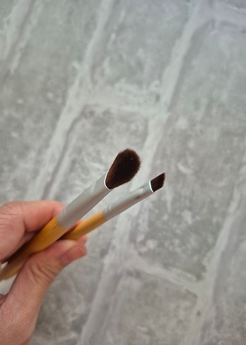 eklips far ve eyeliner fırçası 2li - Görsel 5