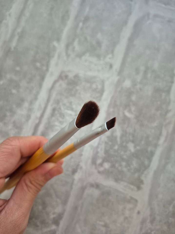 eklips far ve eyeliner fırçası 2li - Görsel 5