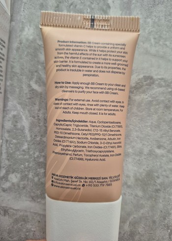 Skinsensual BB Krem SPF50+ Açık Bej light renk - Görsel 6