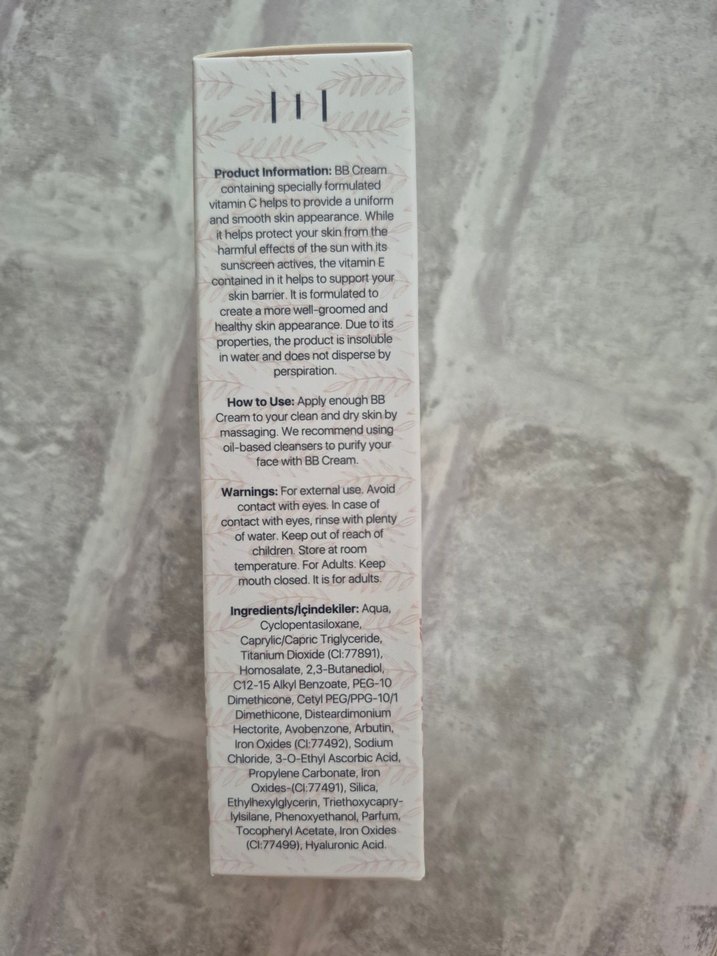 Skinsensual BB Krem SPF50+ Açık Bej light renk - Görsel 5