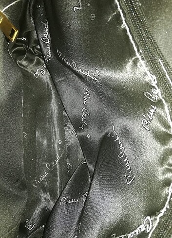  Beden siyah Renk Pierre Cardin kol çantası