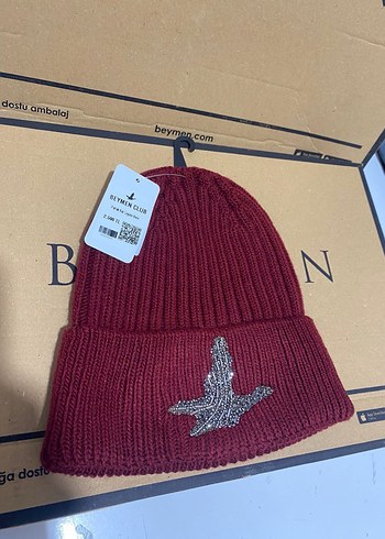 Beymen Club Kırmızı Örgü Kadın Bere - Görsel 14