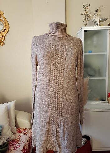 Boğazlı triko/tunik