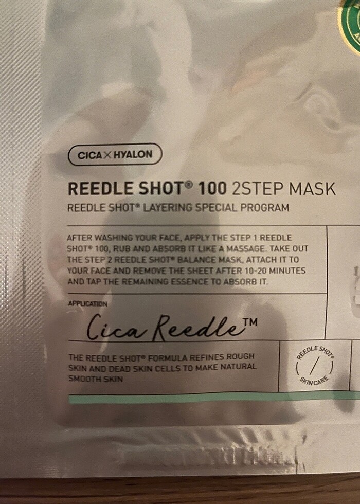 VT Reedle Shot Maske ve Krem Kore - Görsel 3