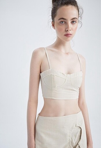 Pamuk crop bluz