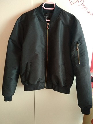 siyah bomber ceket/ mont