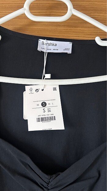 Bershka Mini siyah elbise
