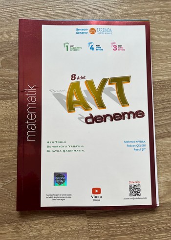 Matematik AYT 8 Deneme Kitabı
