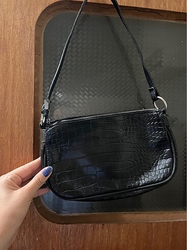 Mini çanta croco