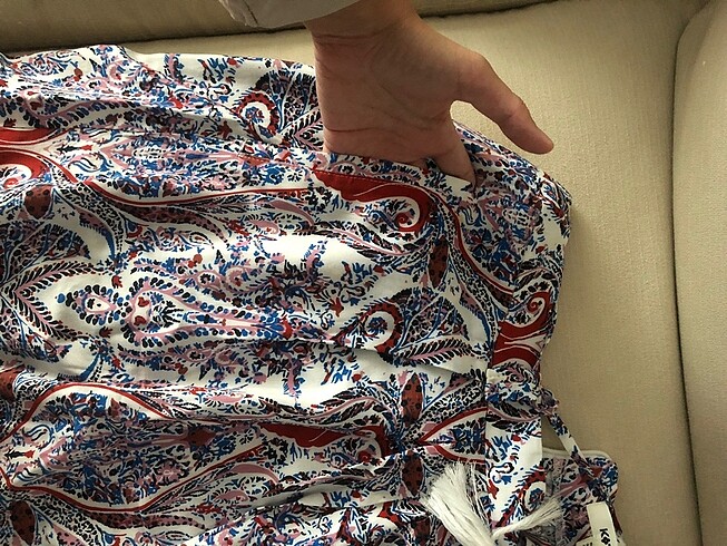 Koton markalı yanlarından cepli etek - Görsel 5