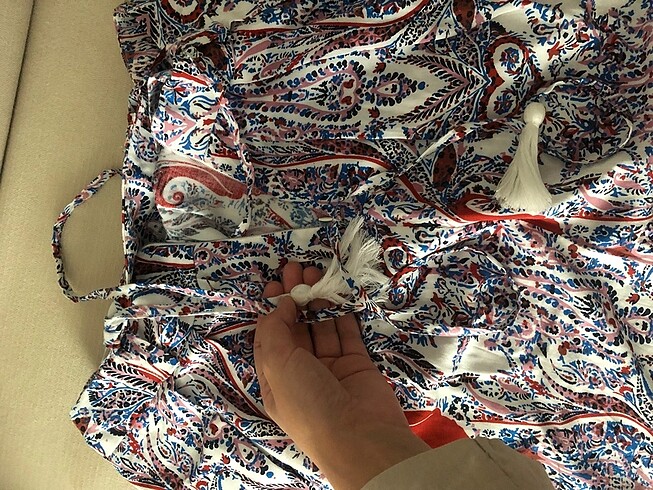 Koton markalı yanlarından cepli etek - Görsel 8