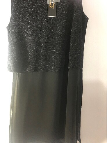 Koton markalı davet için simli üst - Görsel 3