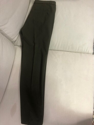 Koton markalı koyu yeşil renkli kumaş pantolon - Görsel 7