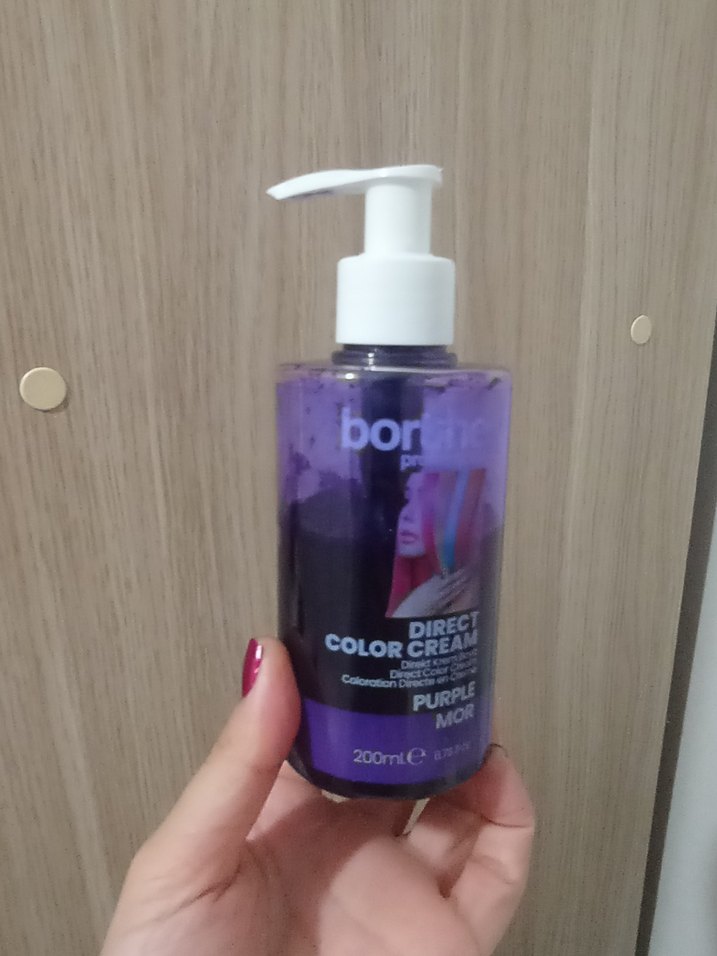 Borthe Mor Renk Saç Boyası - Görsel 2