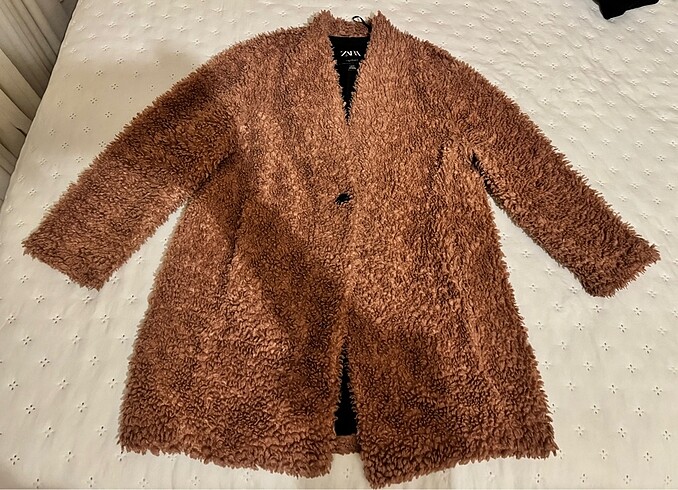 m Beden Zara peluş kaban