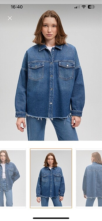 Mavi Jeans MAVİ JEANS KOT GÖMLEK
