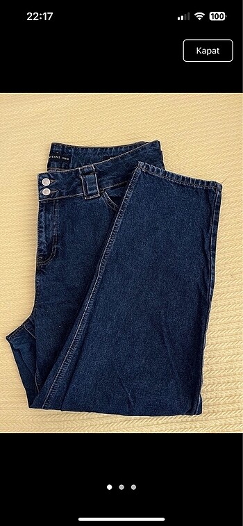 46 beden Mom jeans