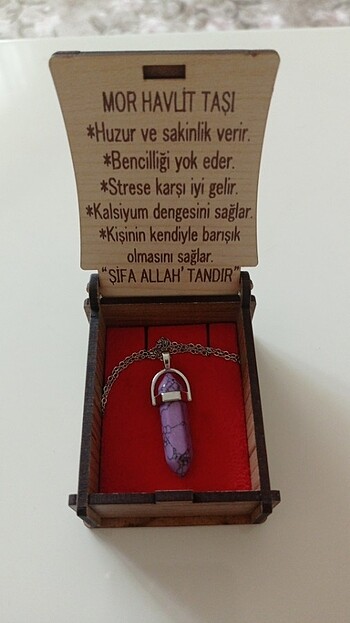 Orijinal Mor Havlit Taşı