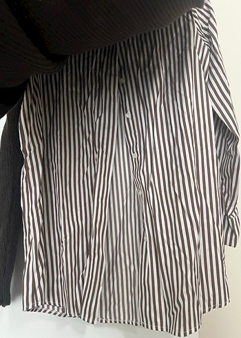 Kadın Kahverengi Oversize Triko Kazak - Görsel 3