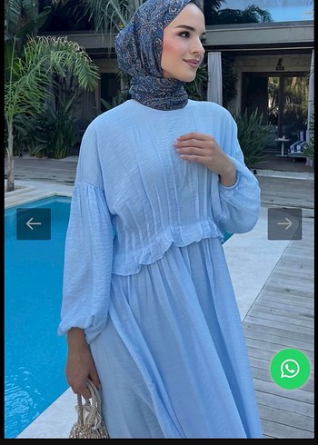 Tesettür Uzun Elbise - Görsel 3